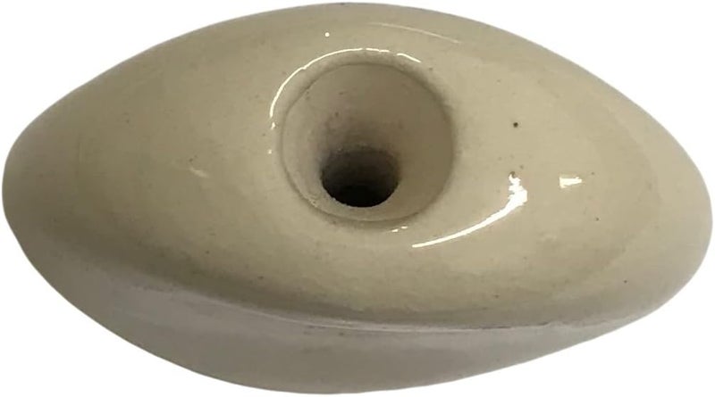 Handmade Ceramic Stone Eagle American Flag Bead Neckace Jewelry - Image 4